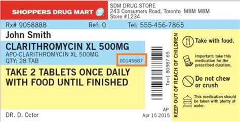 shoppers drug inventory.